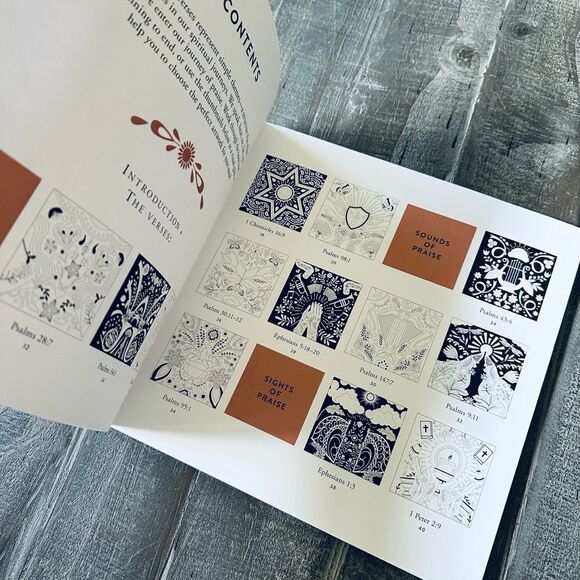 Color & Praise Biblical Christian Adult Coloring Book - Picture 4 of 5